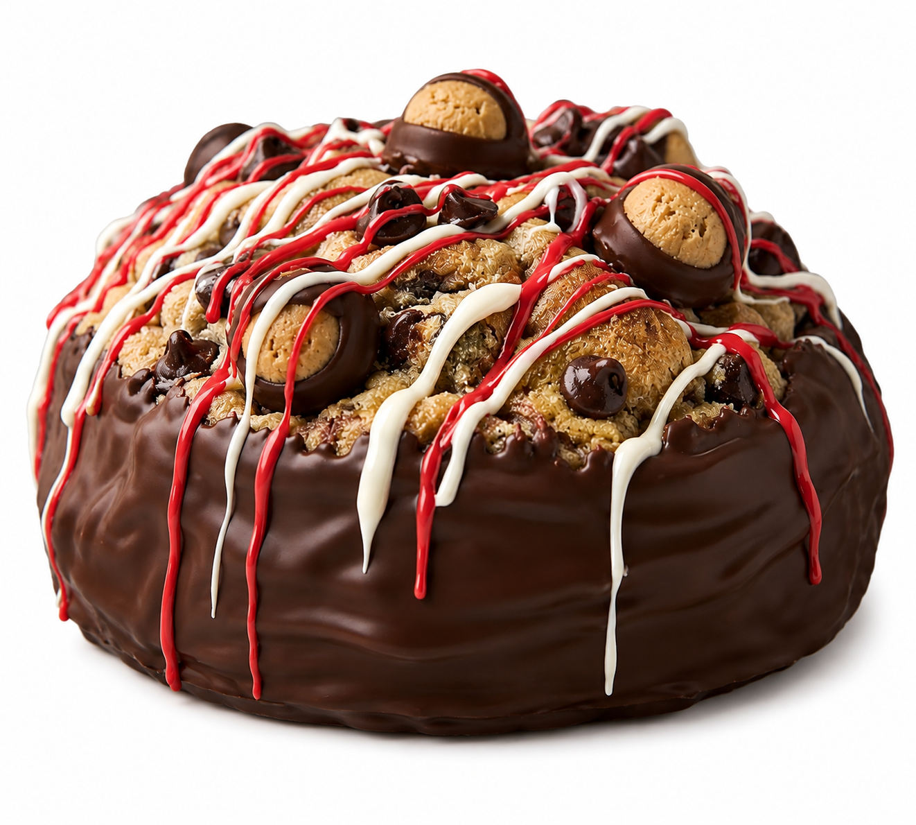 “O - H - Buck - I - O” Peanut Butter Chocolate Buckeye Cookie